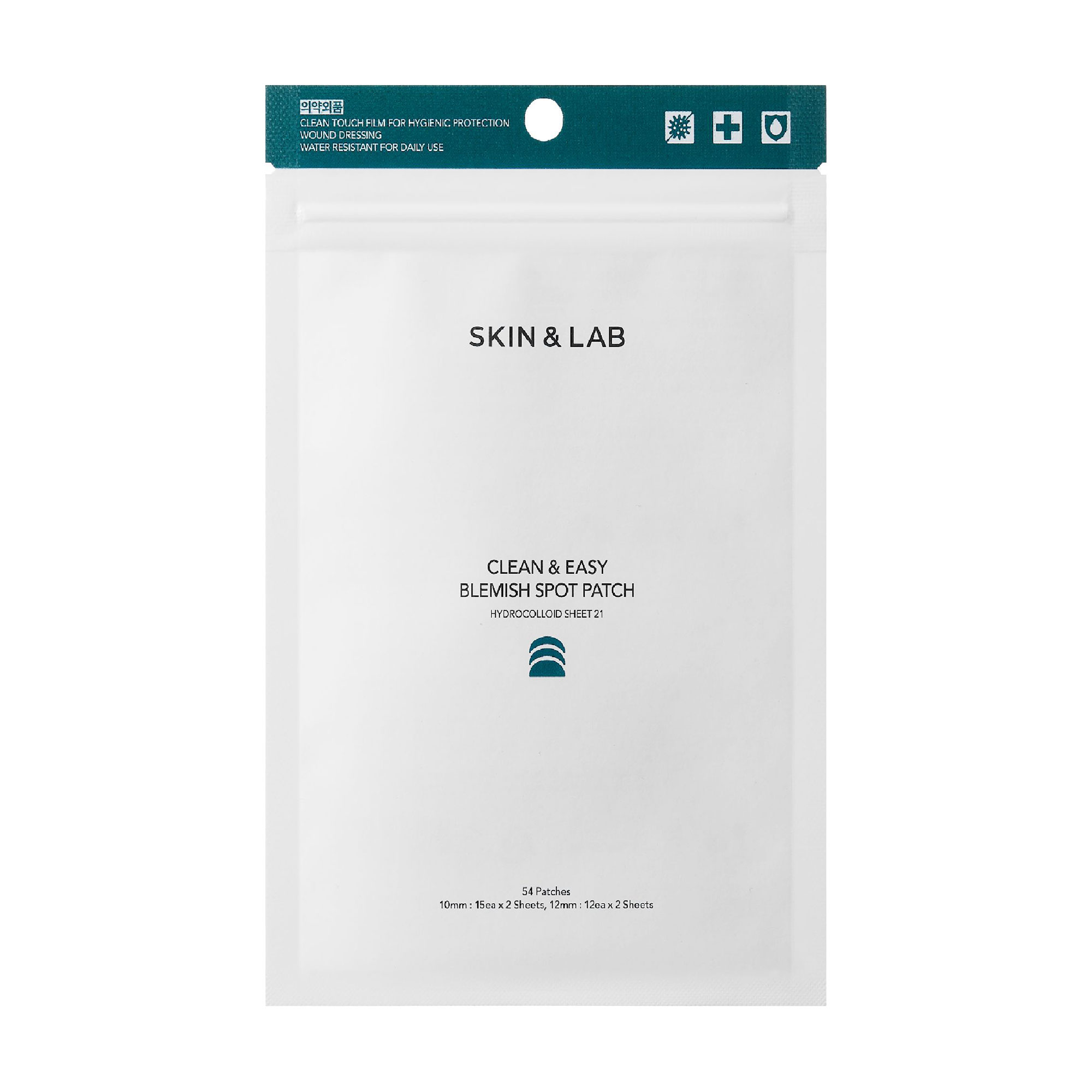 Патчі проти прищів Skin &amp; Lab Clean &amp; Easy Blemish Spot Patch, 54 шт